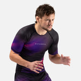 Hayabusa Rashguard Apex Nova Kurzarm - Lila