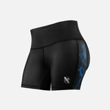 Hayabusa x UFC BJJ Kompressionsshorts Damen - Schwarz/Blau