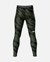Phantom Athletics Kompressionsshorts Camo Tiger - Armeegrün