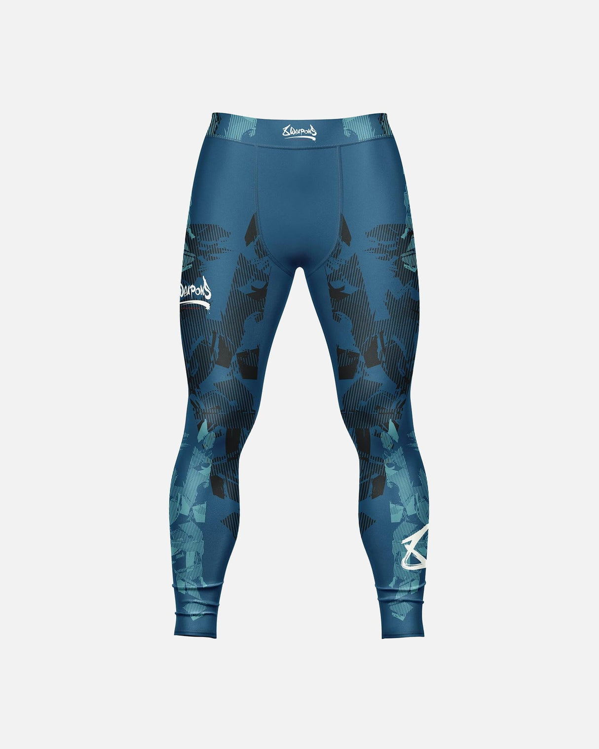 8 WEAPONS Kompressionshose Hit 2.0 - Marineblau/Schwarz
