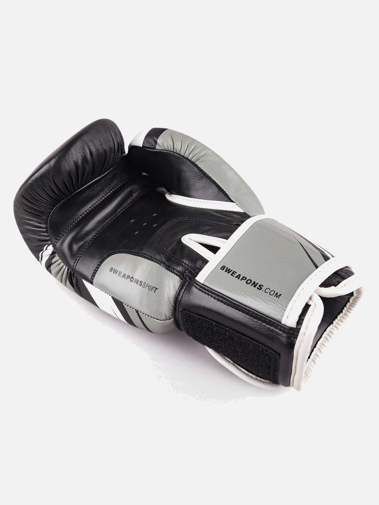 8 WEAPONS Boxhandschuhe Shift - Schwarz/Weiß