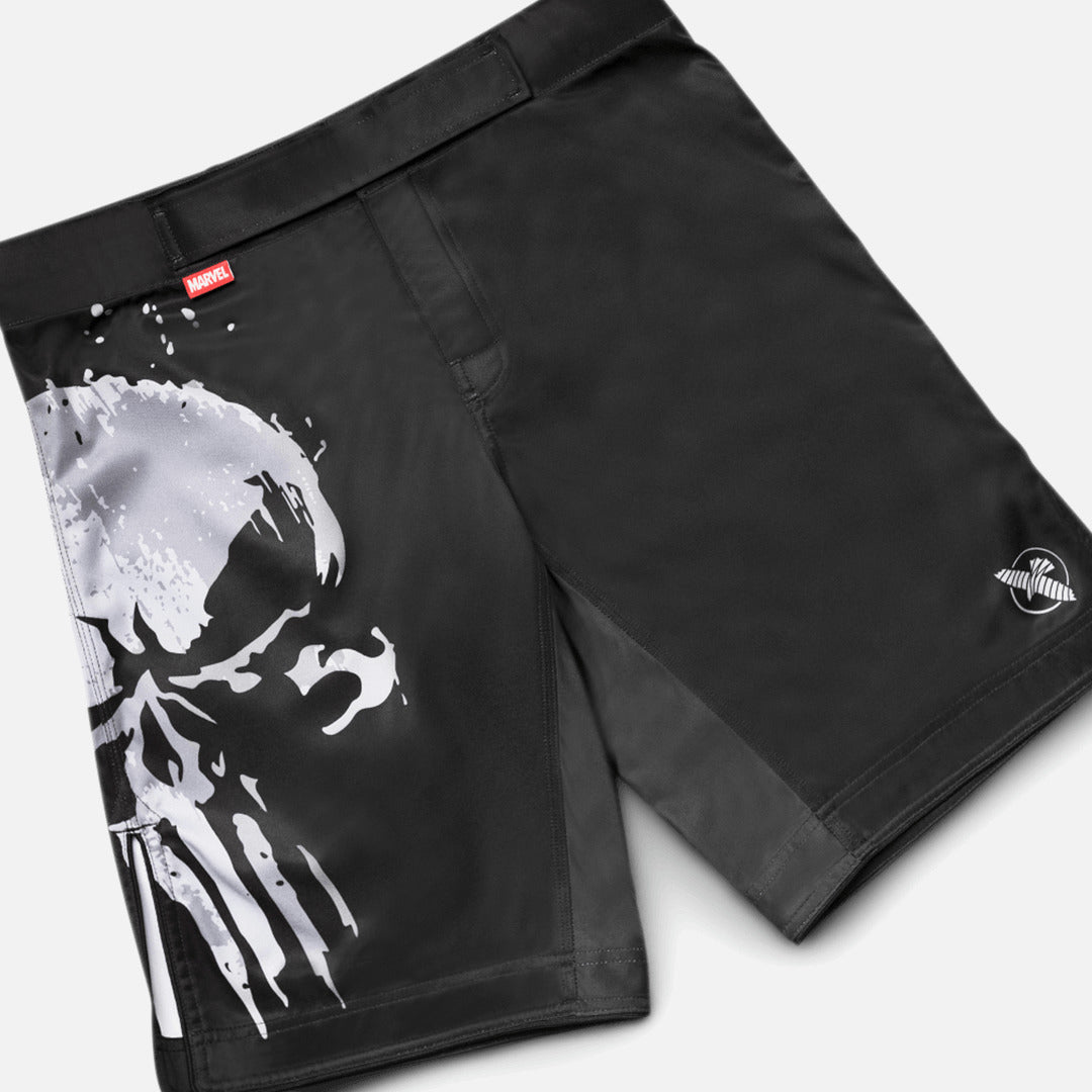 Marvel MMA Shorts The Punisher - Schwarz