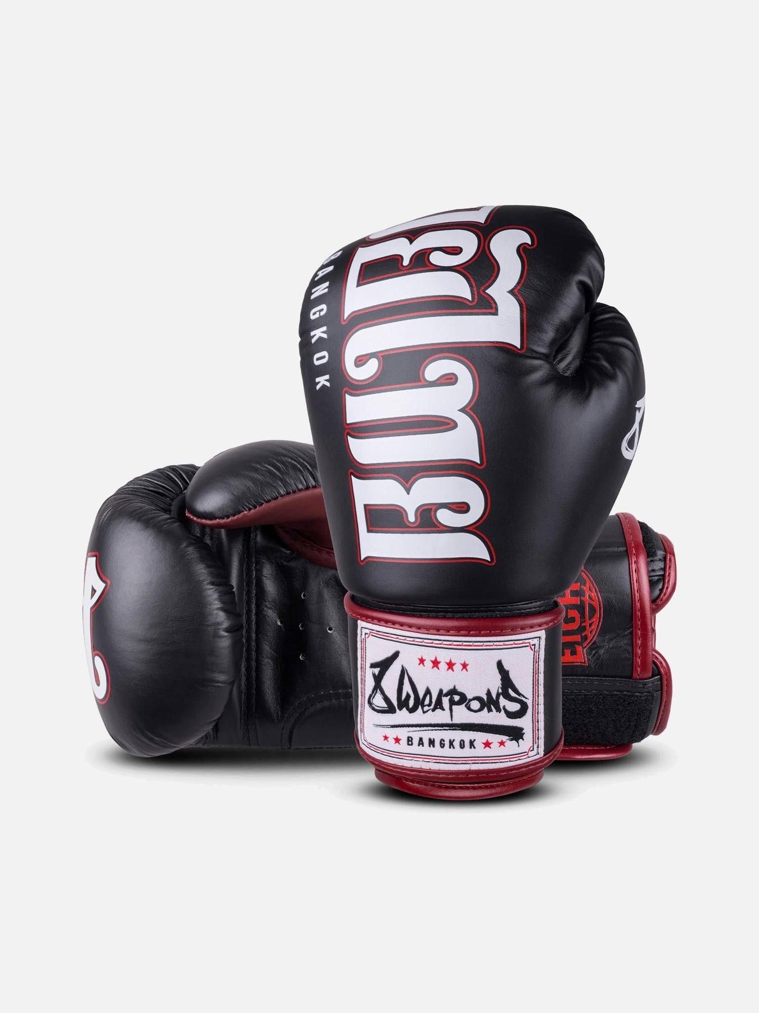 8 WEAPONS Boxhandschuhe Bangkok - Schwarz/Weiß