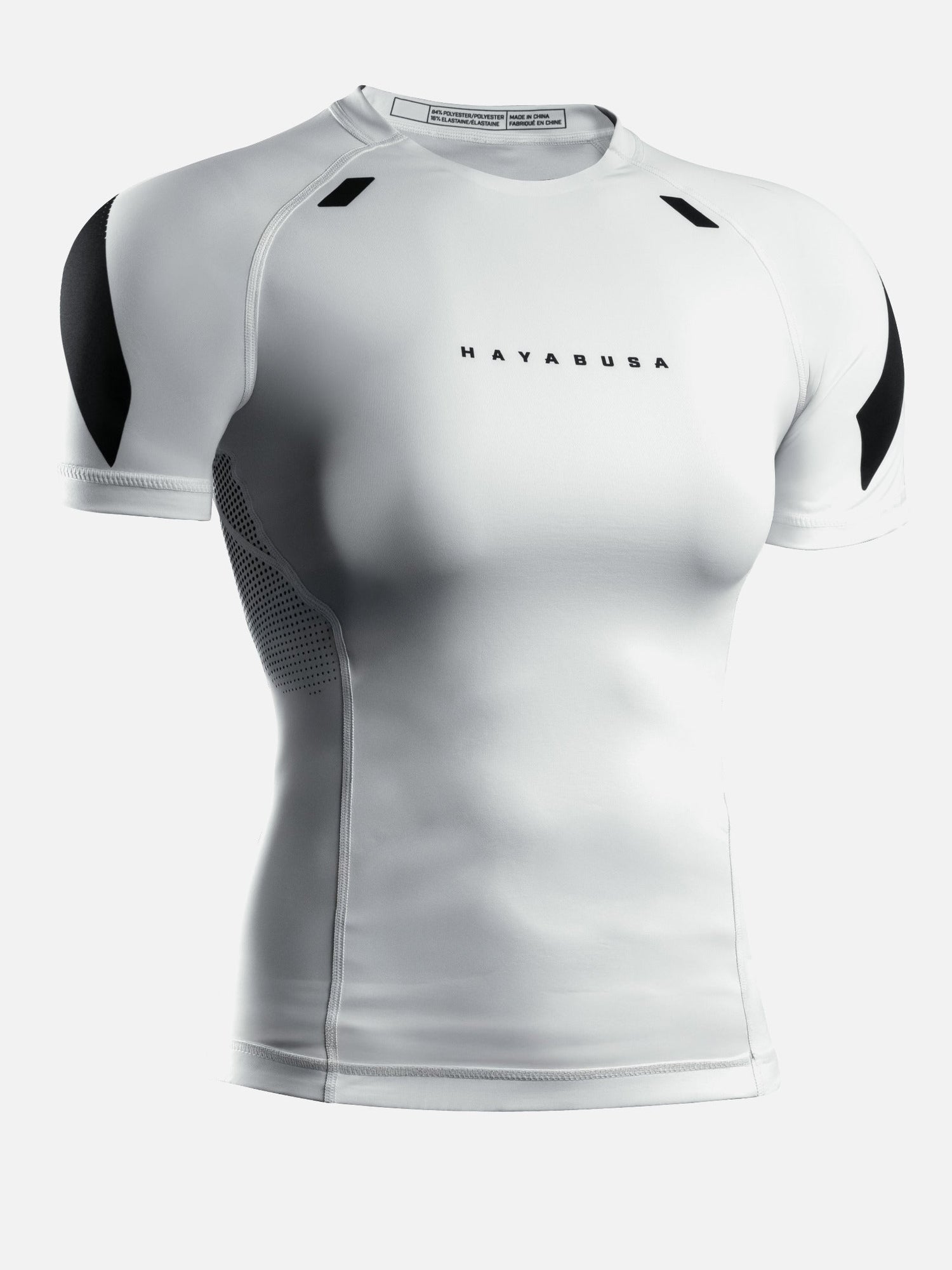 Hayabusa Rashguard Pro Ranked Kurzarm Damen - Weiß