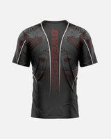 8 WEAPONS T-Shirt Funktionell Naga Yant – Schwarz/Rot