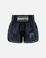 Booster Muay Thai Shorts Combat Series 4 Kinder - Schwarz