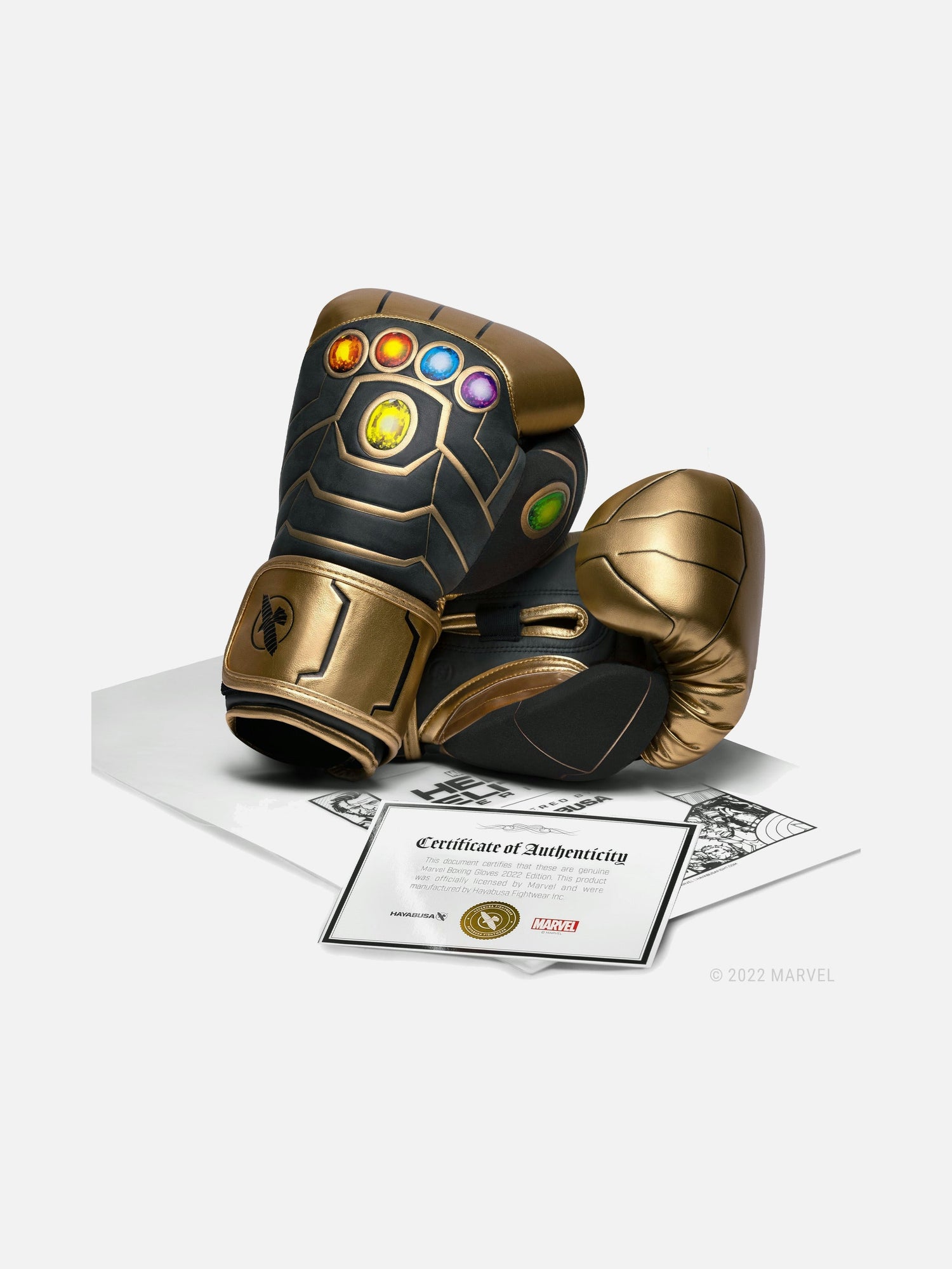 Hayabusa Boxhandschuhe Thanos - Gold/Schwarz
