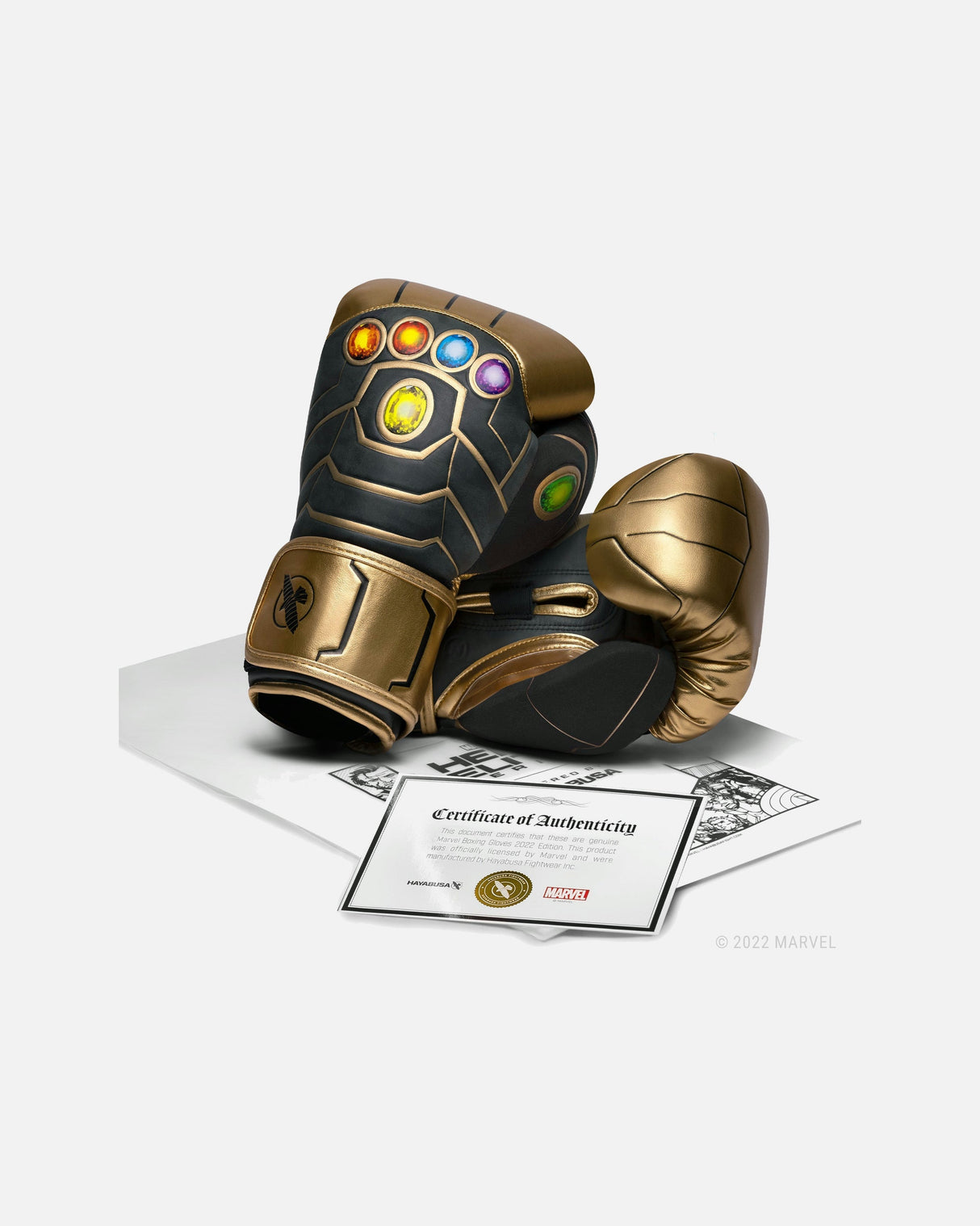 Marvel Hayabusa Boxhandschuhe Thanos - Gold/Schwarz