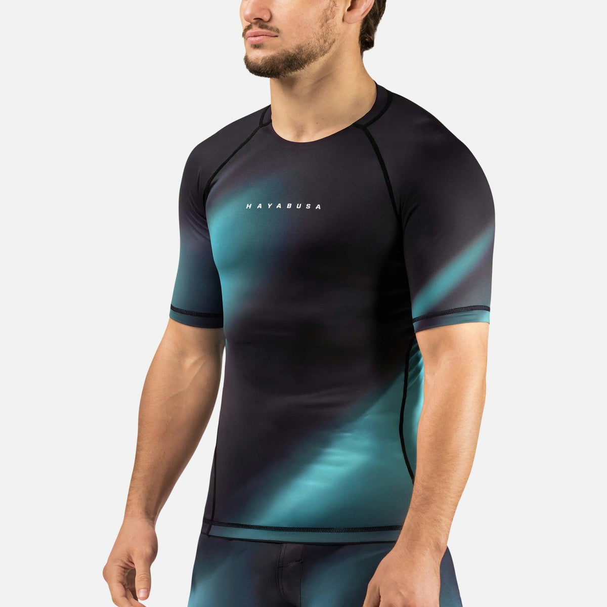 Hayabusa Rashguard Apex Nova Kurzarm - Türkis
