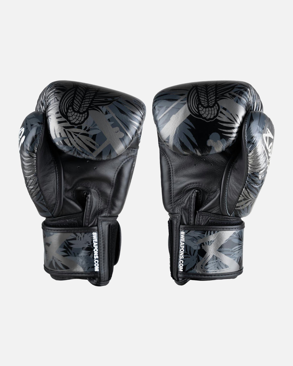 8 WEAPONS Boxhandschuhe Bone Island - Schwarz