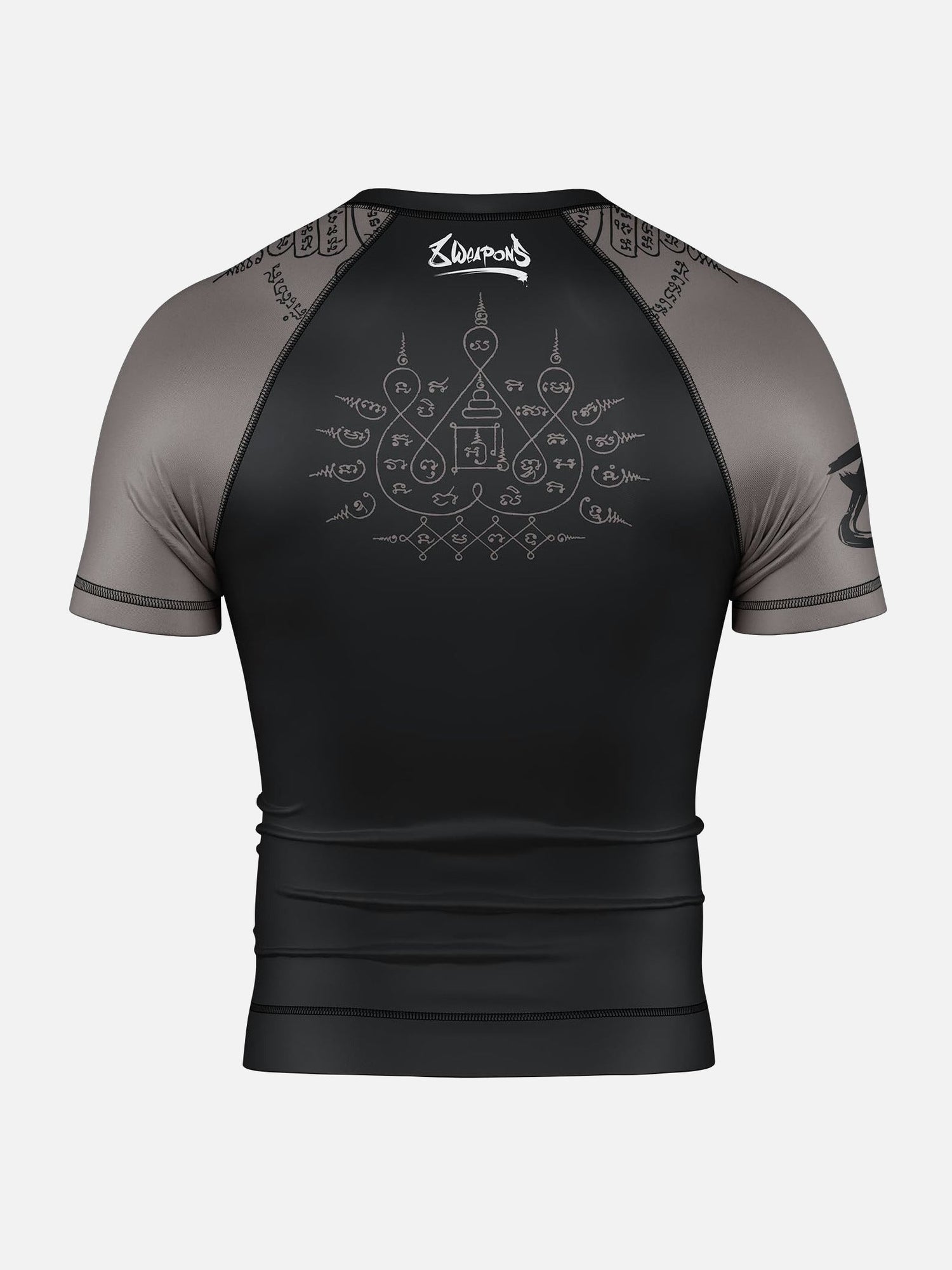 8 WEAPONS Rashguard 8 Ways Yant 2.0 - Schwarz
