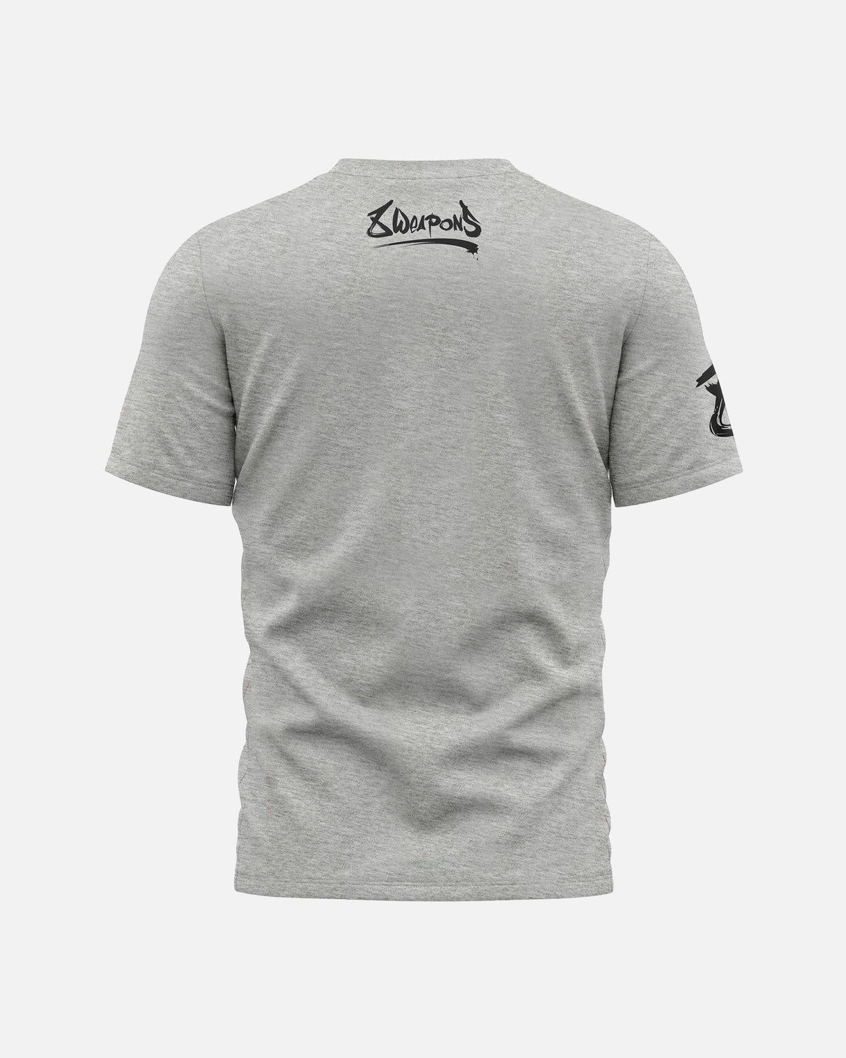 8 WEAPONS T-Shirt Sak Yant Tigers - Grau