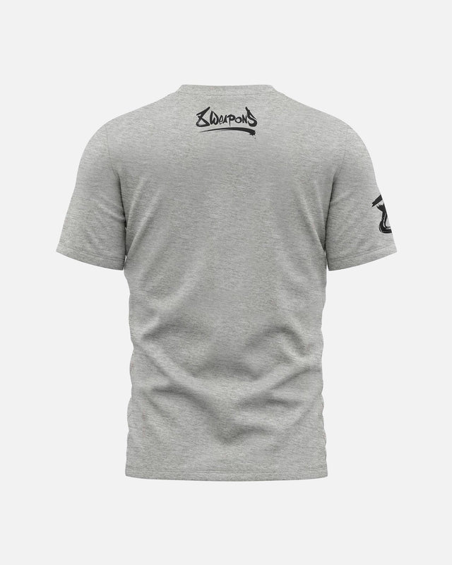 8 WEAPONS T-Shirt Sak Yant Tigers - Grau