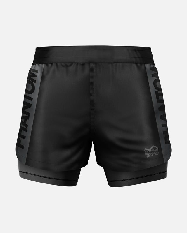 Phantom Athletics Kompressionsshorts Fusion 2in1 Apex - Schwarz