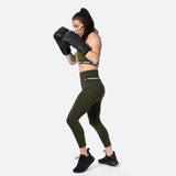 Hayabusa Leggings High Rise 3/4 Damen - Olivgrün