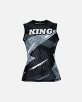 King Pro Boxing Rashguard Shadow 1 Damen - Schwarz