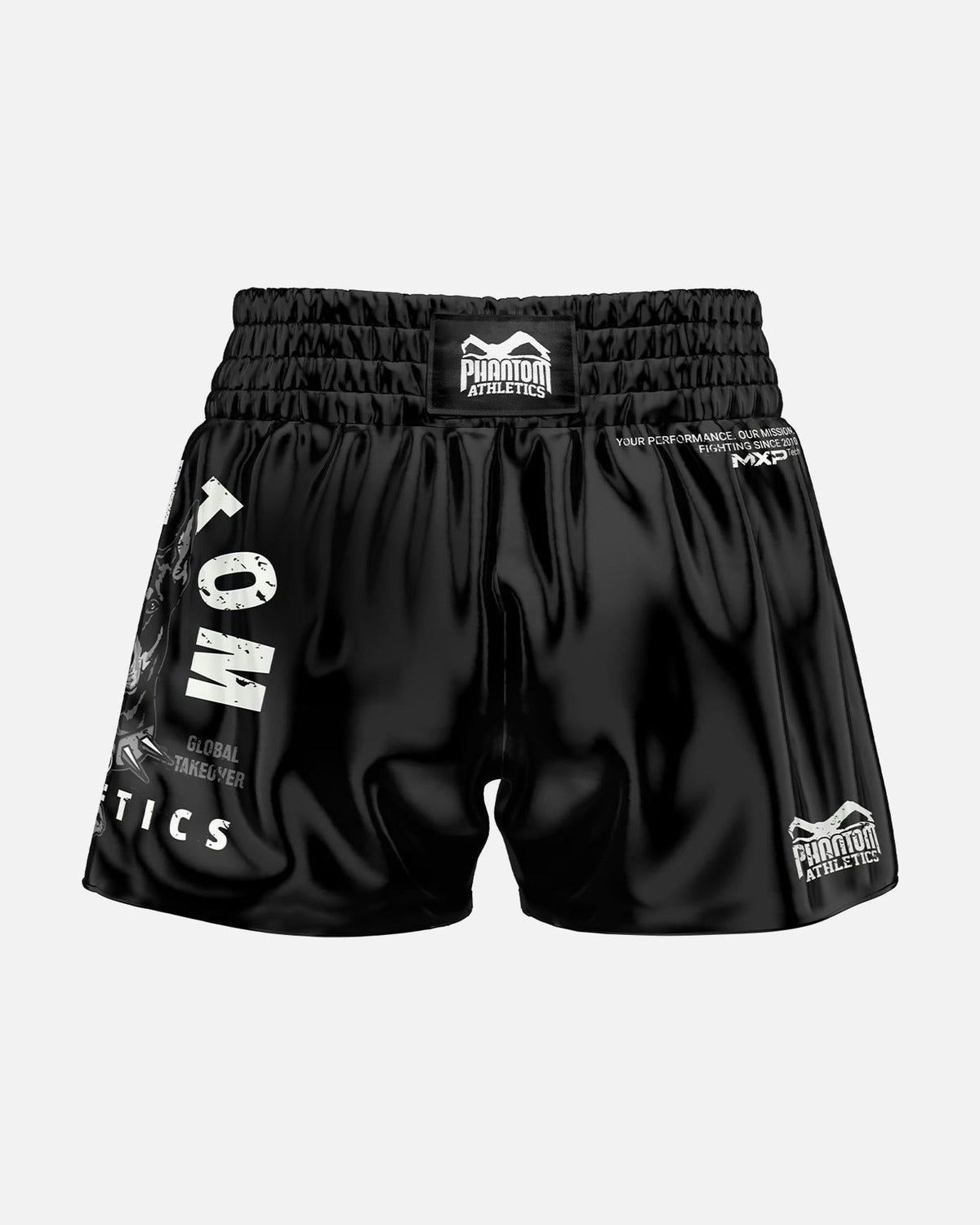 Phantom Athletics Muay Thai Shorts Dobermann - Schwarz