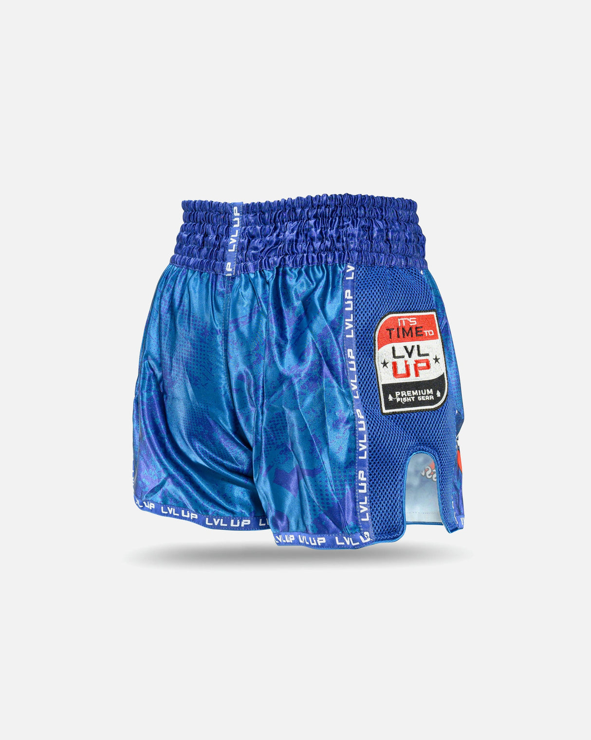 LVL UP Muay Thai Shorts Stadium - Blau