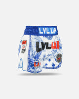 LVL UP Muay Thai Shorts Stadium - Blau