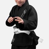 Hayabusa BJJ Gi Essential Kinder - Schwarz