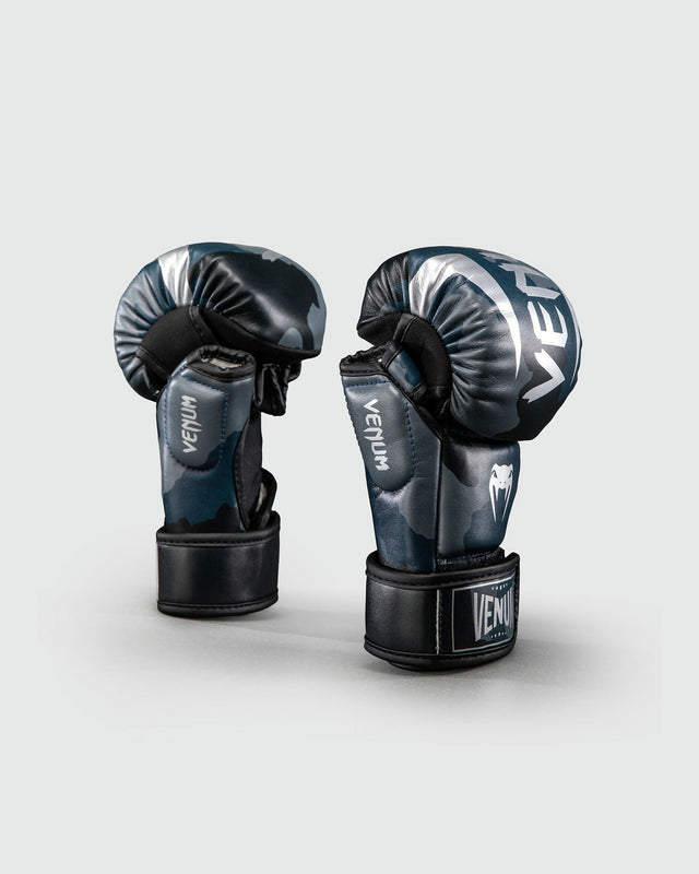 Venum MMA Handschuhe Elite Camo - Dunkelmarineblau/Blau