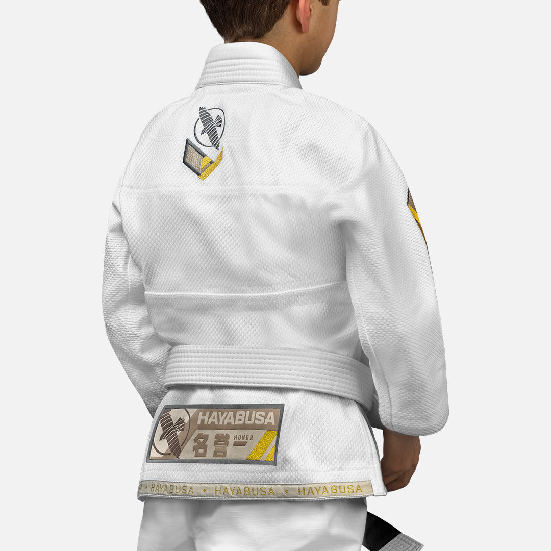 Hayabusa BJJ Gi Ascend Kinder - Weiß