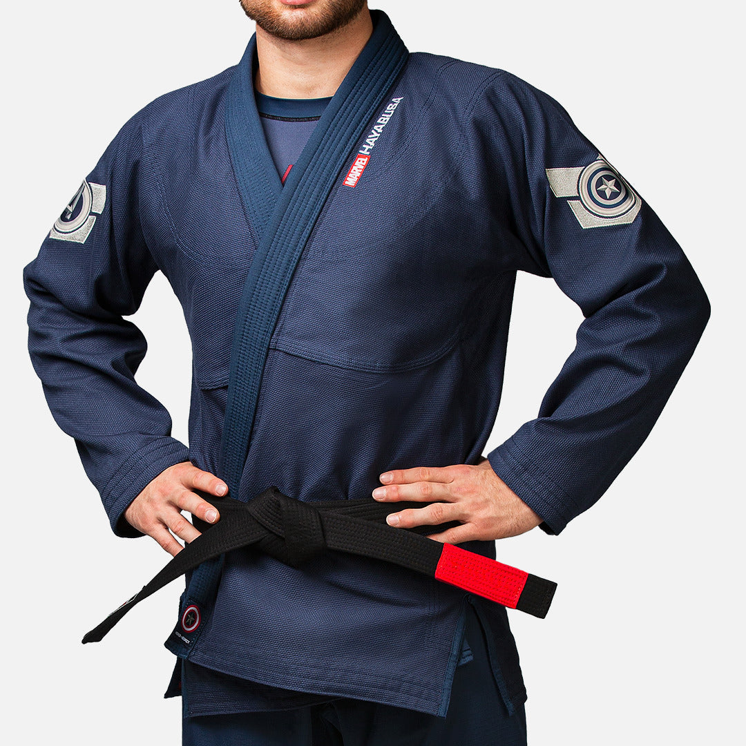 Marvel BJJ Gi Captain America - Blau