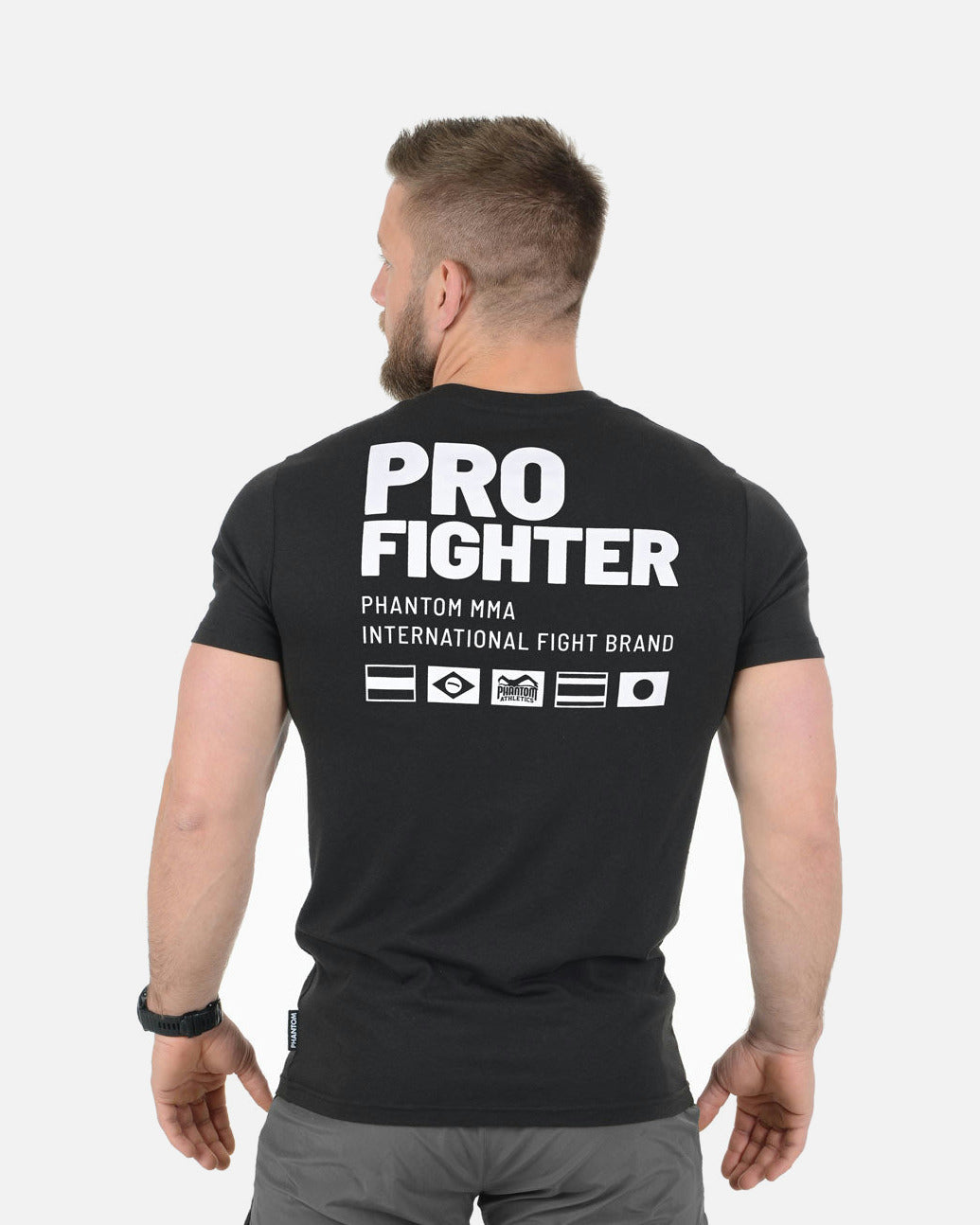 Phantom Athletics T-Shirt Pro Fighter - Schwarz