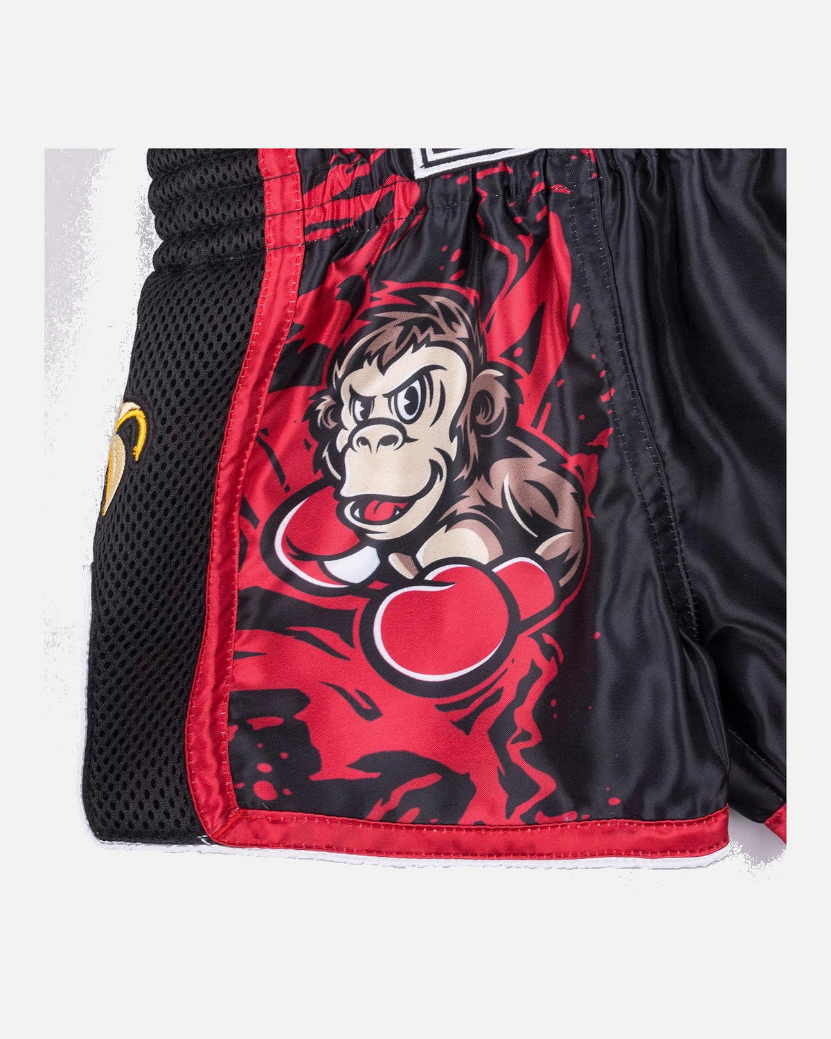 8 WEAPONS Muay-Thai-Shorts Joe - Schwarz/Rot