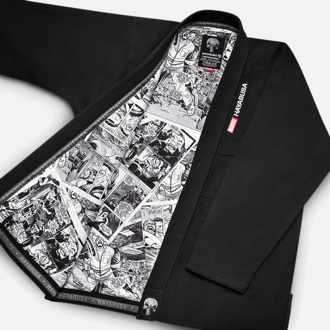 Marvel BJJ Gi The Punisher - Schwarz