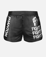 Phantom Athletics MMA Shorts Fusion-R FIGHT FIGHT FIGHT - Schwarz