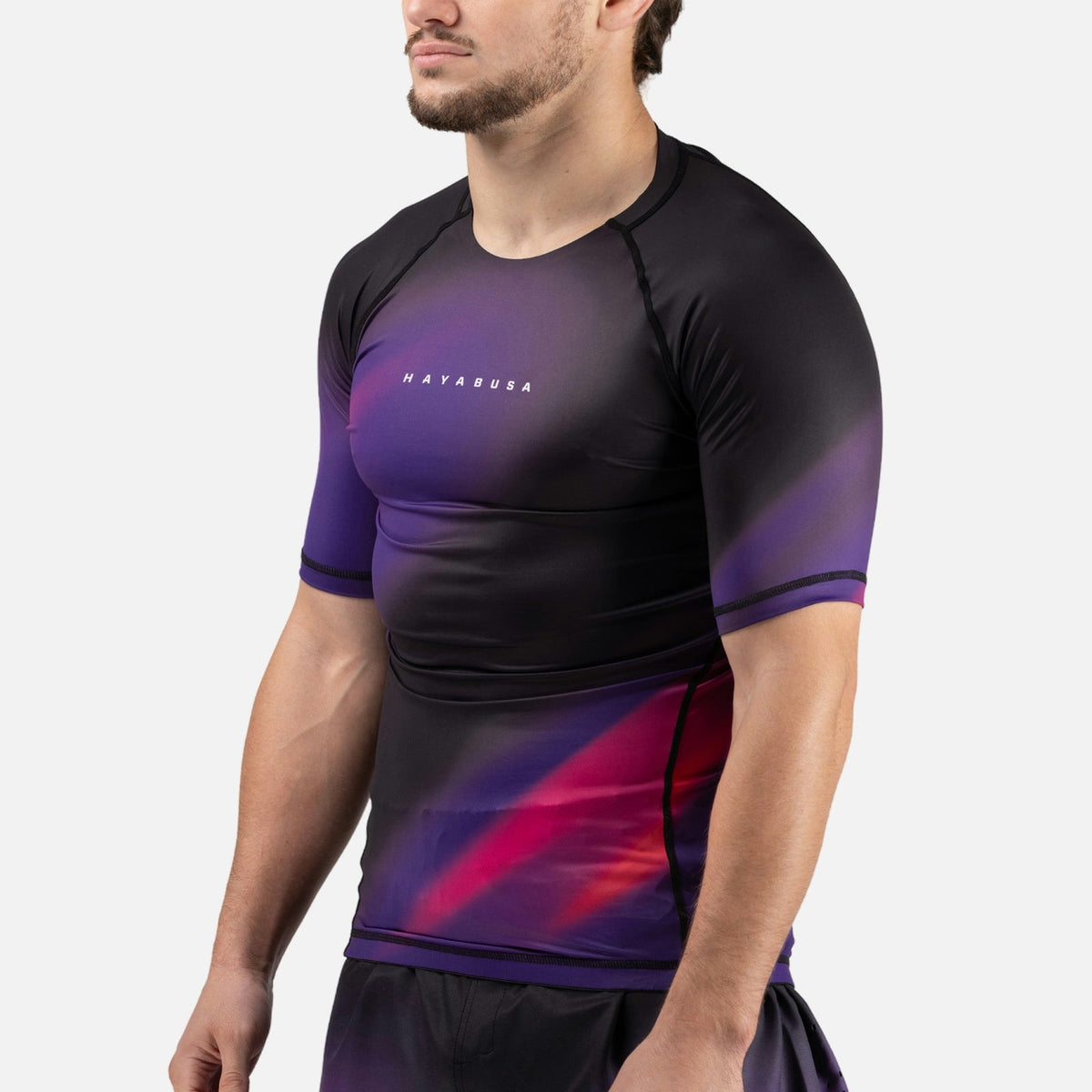 Hayabusa Rashguard Apex Nova Kurzarm - Lila