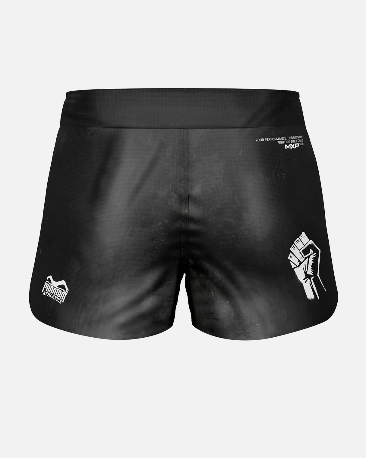 Phantom Athletics MMA Shorts Fusion-R FIGHT FIGHT FIGHT - Schwarz