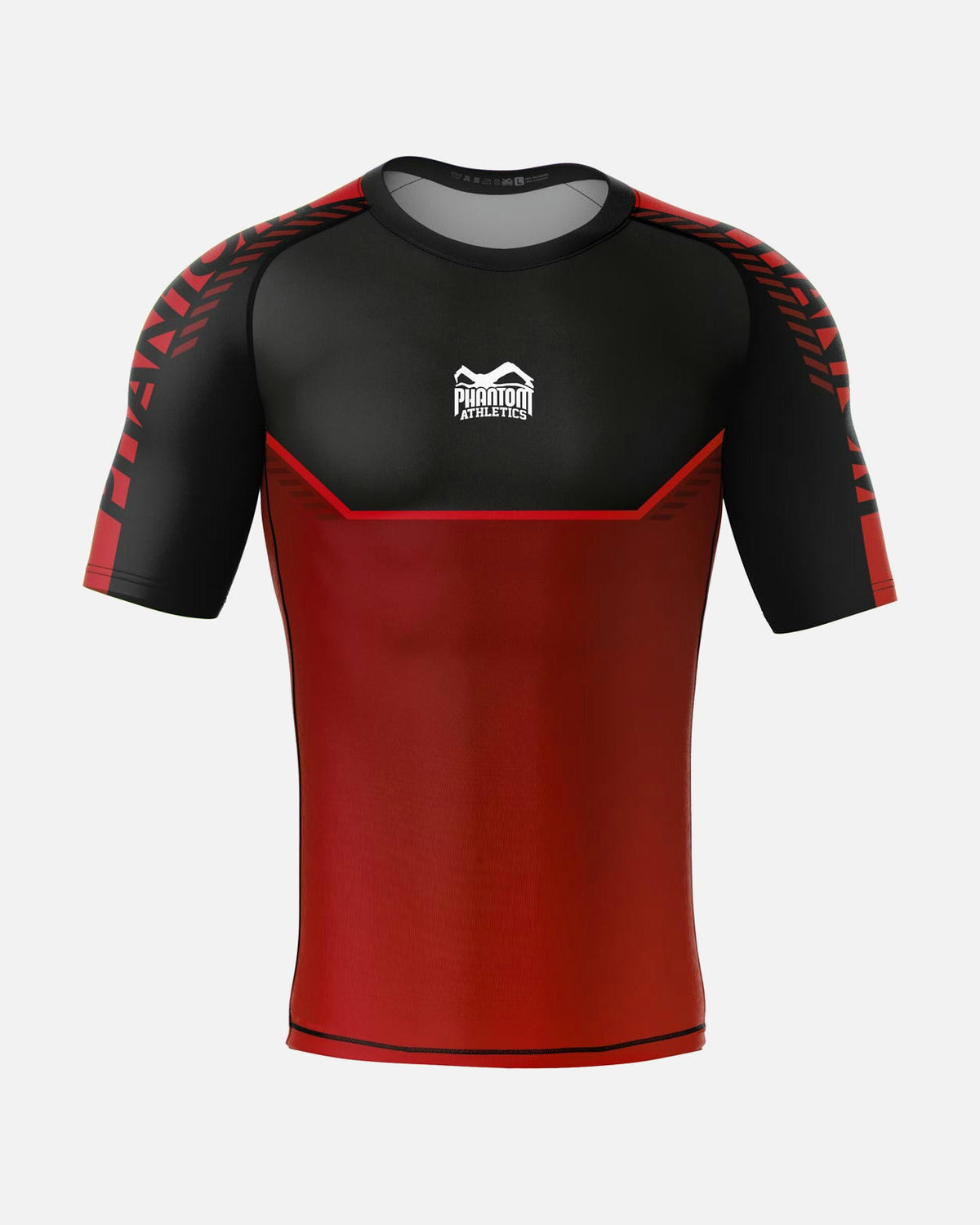 Phantom Athletics Rashguard EVO Apex Kurzarm - Rot