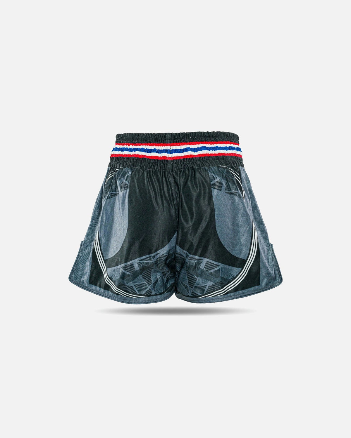 King Pro Boxing Muay Thai Shorts Flag - Schwarz