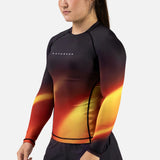 Hayabusa Rashguard Apex Nova Lange Ärmel Damen - Orange