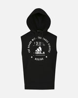 Adidas Hoodie Ärmellos Community Boxing - Schwarz/Weiß