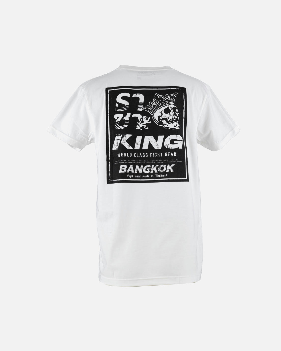 King Pro Boxing T-Shirt Skull 1 - Weiß