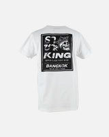 King Pro Boxing T-Shirt Skull 1 - Weiß