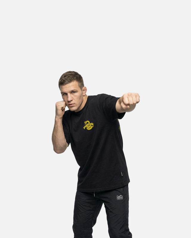 Phantom Athletics T-Shirt DON'T TREAD ON ME - Schwarz/Gelb