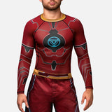 Marvel Rashguard Iron Man Lange Ärmel - Rot