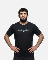 Phantom Athletics T-Shirt Send Location - Schwarz