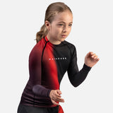 Hayabusa Rashguard Apex Nova Lange Ärmel Kinder - Rot