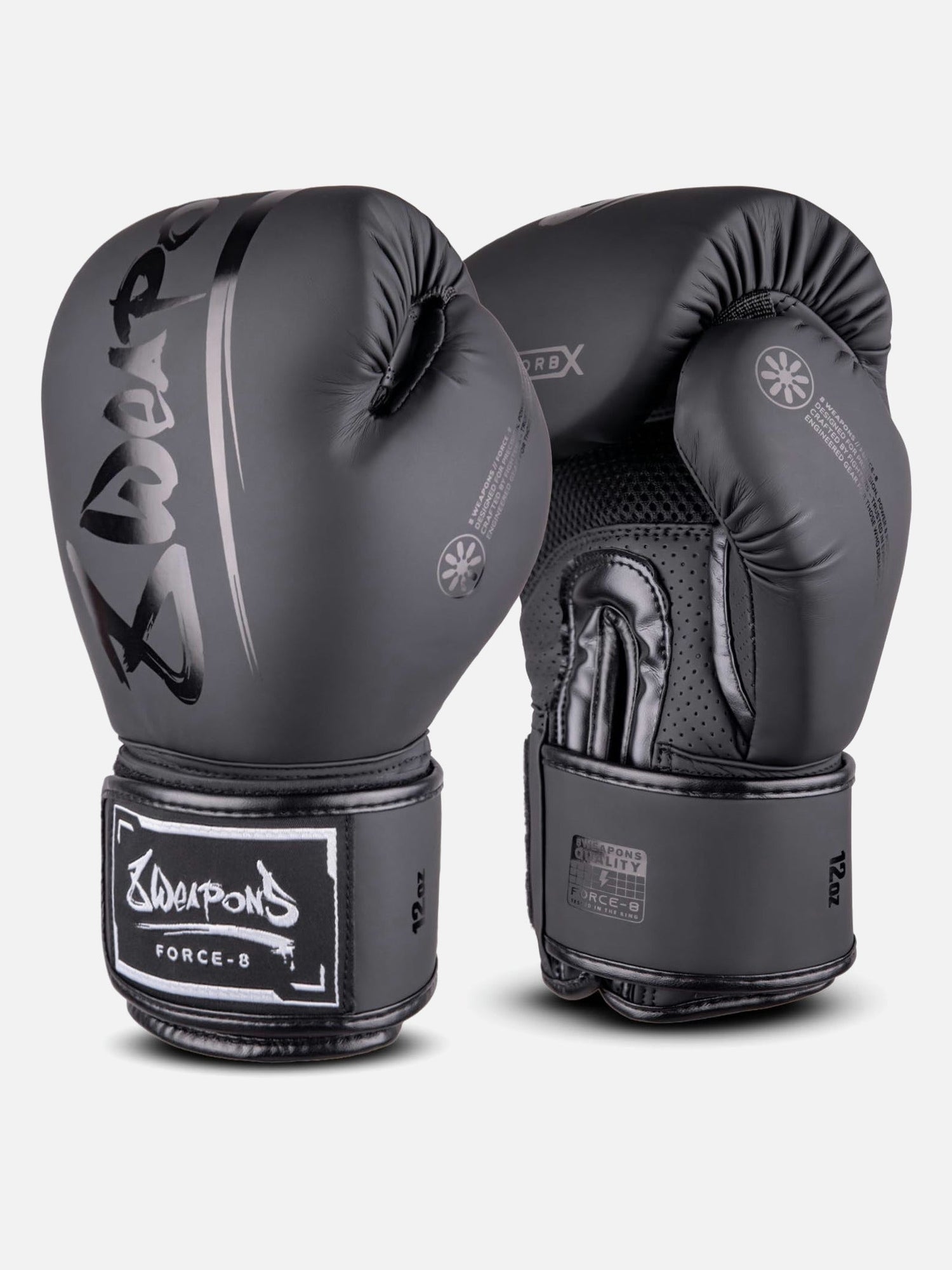 8 WEAPONS Boxhandschuhe Force 8 - Schwarz
