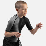 Hayabusa Rashguard Apex Nova Kurzarm Kinder - Schwarz