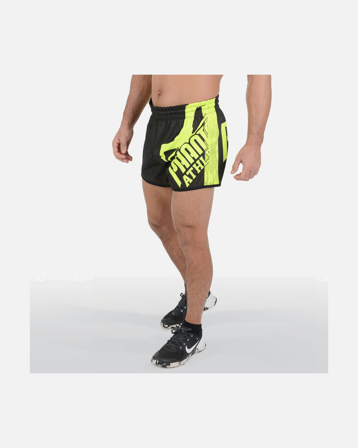 Phantom Athletics Muay Thai Shorts Revolution - Schwarz/Neon