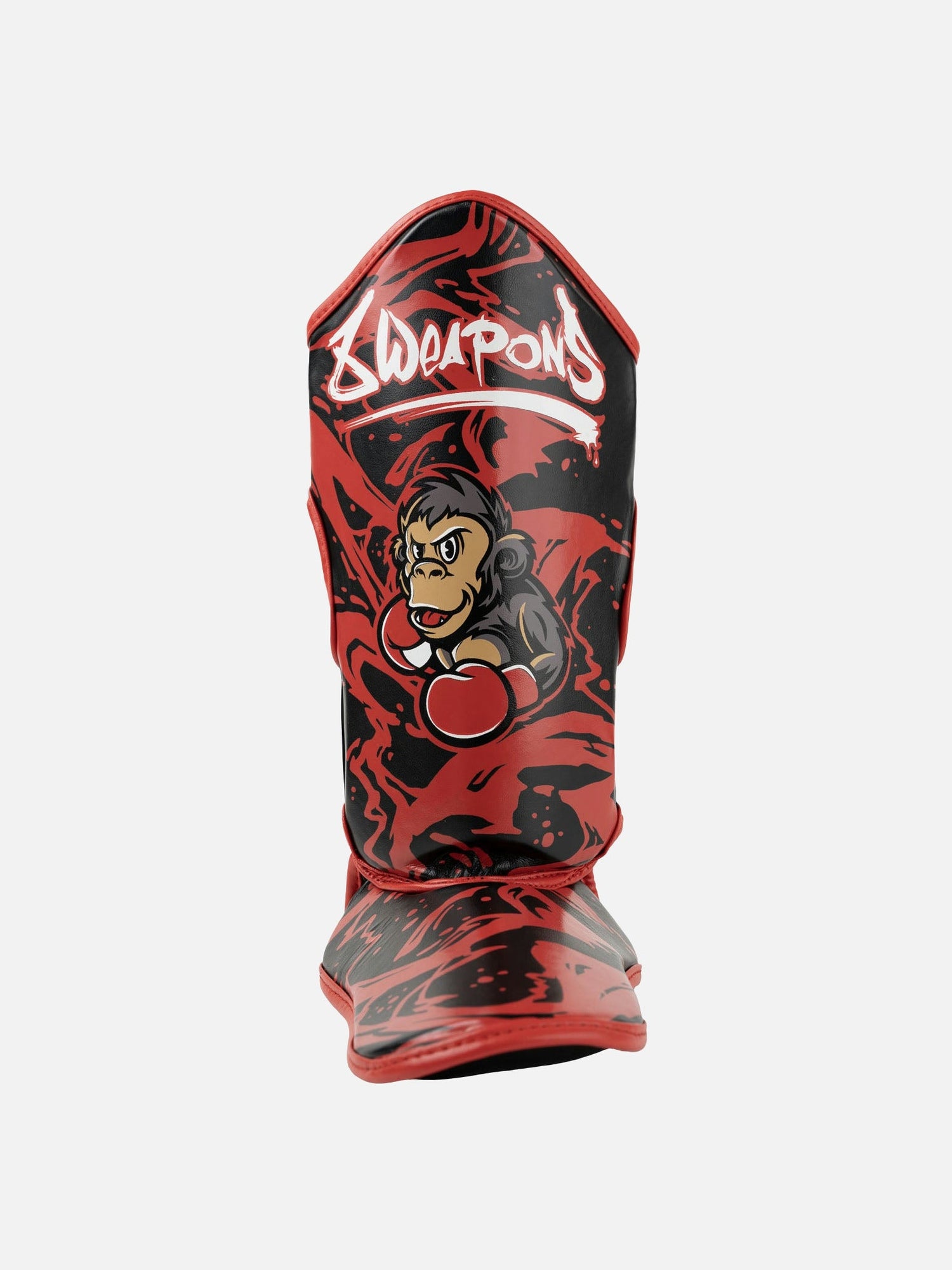 8 WEAPONS Schienbeinschoner Joe - Schwarz/Rot