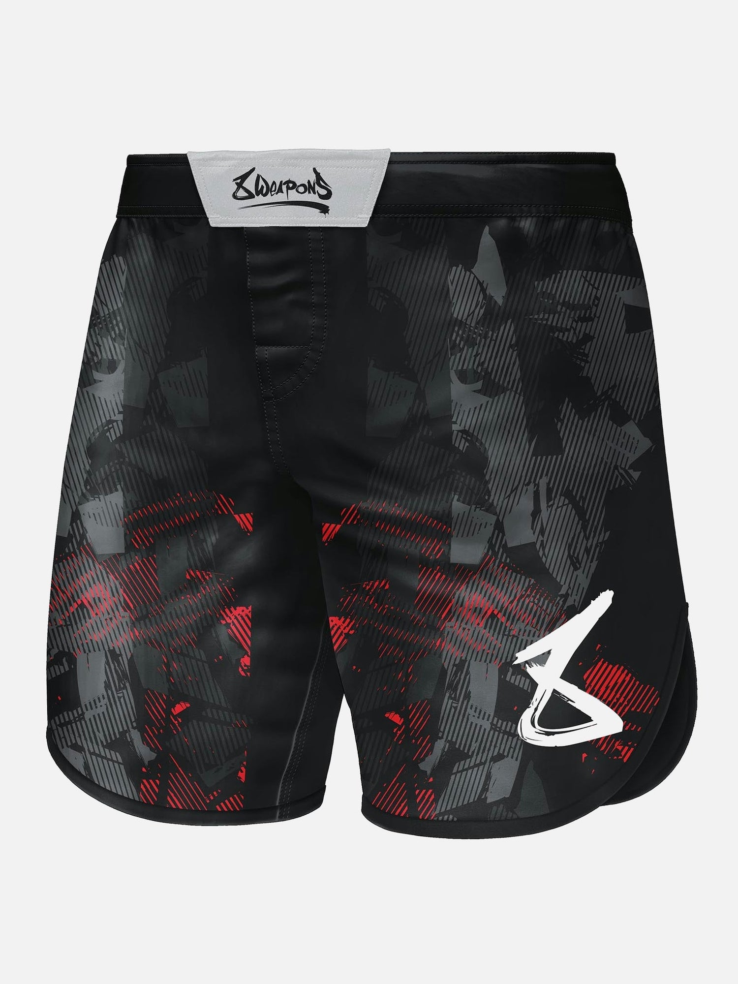 8 WEAPONS MMA-Shorts Hit 2.0 - Schwarz/Rot