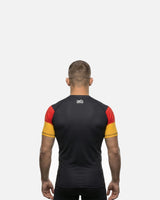 Phantom Athletics Rashguard Germany Kurzarm - Schwarz/Rot/Gold