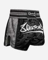 8 WEAPONS Muay-Thai-Shorts 8 Ways Yant 2.0 - Schwarz